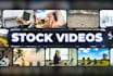 transform voice over into video with stock footage