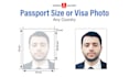 make a perfect passport size or visa photo in 1 hour