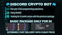 making discord crypto price bots and gas tracker