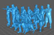 make 3d printable character with any poses