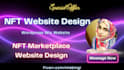 build nft marketplace website or wordpress website design