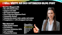 write stellar SEO articles or website content