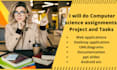 computer science tasks and projects