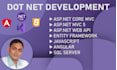 build asp net mvc, asp net core, asp net rest API, angular