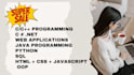 do java python c cpp csharp programming task project assignmnet