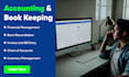 do monthly bookkeeping through xero and zoho books