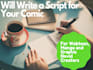 write a comic script for webtoon or manga