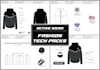 design active wear with detailed tech packs