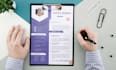 design eye catchy professional resume and CV