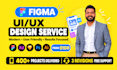 do web app UI UX design, saas dashboard and mobile app design in figma
