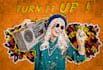 manually design graffiti wall art canvas