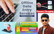 data entry, excel data entry, web research expert