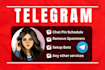 be your telegram community manager girl admin