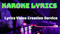 make karaoke lyrics video