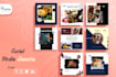 design creative menu post card poster banner