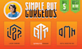 design a gorgeous hexagon, circle, or geometric monogram logo