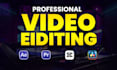 provide professional video editing within 24 hours