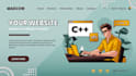 create illustration for your hero page website