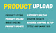 do product upload,content upload to woocommerce,shopify