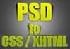 convert PSD document to a css and html page