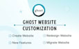 create and customize ghost theme