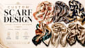 create scarf bandana shawl silk scarf pattern textile design