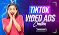 create viral tiktok ads, dropshipping ads, tik tok video ads, instagram ads
