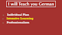be your professional german teacher