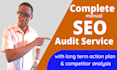 do complete SEO audit and provide actionable report plan