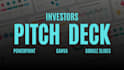 design modern investor pitch deck and PPT presentation