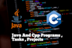 make programs of java and cpp languages