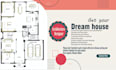 expert an architectural 2d floor plan on autocad drawing