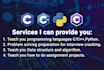 be your tutor for coding interview preparation and programming languages