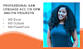 assist with sam cengage acc cis opm and fin projects