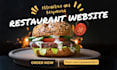 design a professional restaurant website and landing page