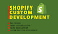 do shopify bug fixing, shopify customization, store creation