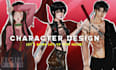 draw character design, concept art for you