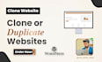 copy or clone website in wordpress elementor pro