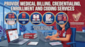 provide medical billing, credentialing enrollment and coding services services