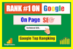 provide on page seo service for google ranking