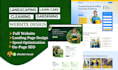 design cleaning, handyman, gardening, landscaping, lawn care website