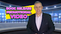 create a book promotion video in a breaking news studio
