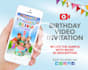 personalized birthday parties video invitation