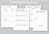 design custom planner, journal, cover, calendar and notebook