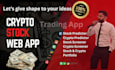 build stock, crypto portfolio and prediction web applications