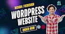 design modern, creative, and professional wordpress website