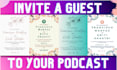 create an invitation for your next podcast speaker