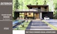 do realistic 3d house exterior rendering and front facade design