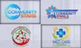 make outstanding nonprofit, charity, welfare, medical, community logo