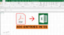 convert image, PDF to excel, CSV